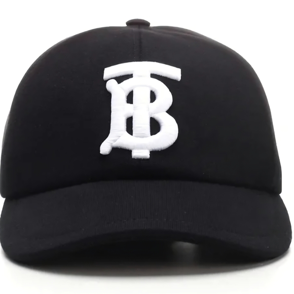 Burberry Other - BURBERRY TB (Unisex) Logo Canvas Blk Baseball Cap Adjust Button Snap (Size XL)
